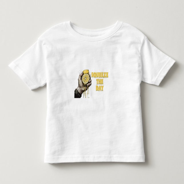 T-shirt Pour Les Tous Petits Pun Citron Squeeze The Day (Devant)