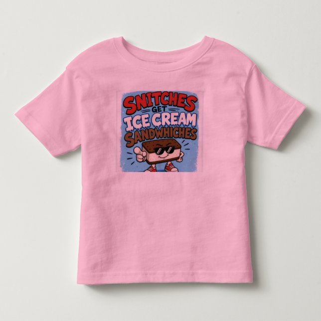 T-shirt Pour Les Tous Petits Punition de glace (Devant)