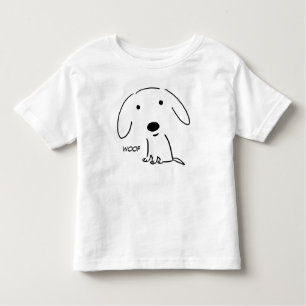 T-shirt Pour Les Tous Petits Puppy  Mignons Chiens coquelicots