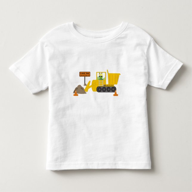 T-shirt Pour Les Tous Petits Puterbugs au travail (Devant)