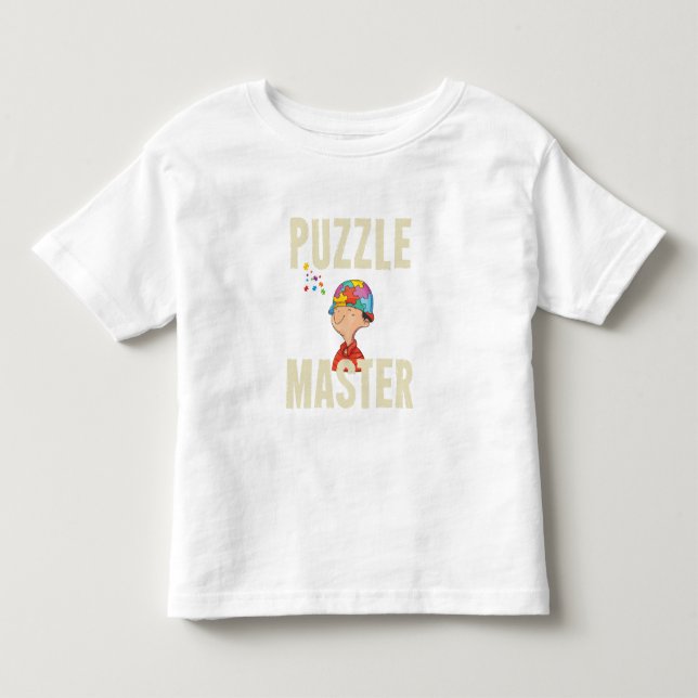 T-shirt Pour Les Tous Petits Puzzle Master (Devant)