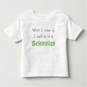 T-shirt Pour Les Tous Petits Quand j'ai grandi Scientifique