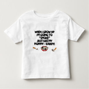 T-SHIRT POUR LES TOUS PETITS "QUAND JE GRANDIS LE T-SHIRT" J'AIMEZ LA MAMAN ET