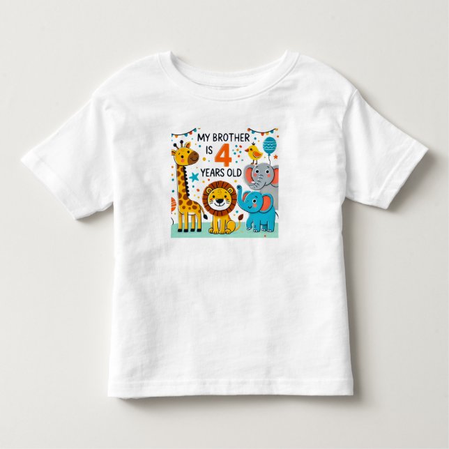 T-shirt Pour Les Tous Petits Quatre de frères (Devant)