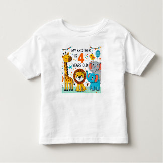 T-shirt Pour Les Tous Petits Quatre du frère