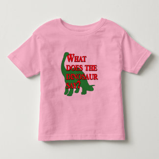 T-shirt Pour Les Tous Petits Que le dinosaure fait-il disent-ils ?