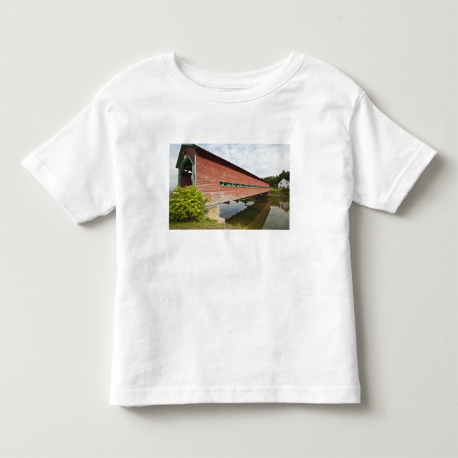 T-shirt Pour Les Tous Petits Québec, Canada. Pont couvert de Galipeault à (Devant)