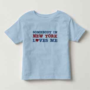 T-shirt Pour Les Tous Petits Quelqu'un à New York m'aime