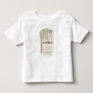 T-shirt Pour Les Tous Petits Queues de raquettes et de billard de tennis, du