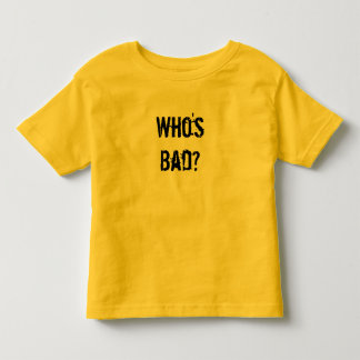T-shirt Pour Les Tous Petits Qui est Mauvais ?