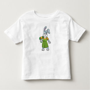 T-shirt Pour Les Tous Petits Rabbit comme coiffeur avec sèche-cheveux