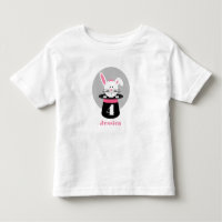 Rabbit En Magicien Casquette Chemise Anniversaire