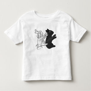 T-shirt Pour Les Tous Petits Rabbit Silhouette main
