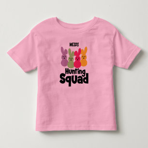 T-SHIRT POUR LES TOUS PETITS "RABBITS HUNTING SQUAD" PERSONNALISÉ TODDLER T-S