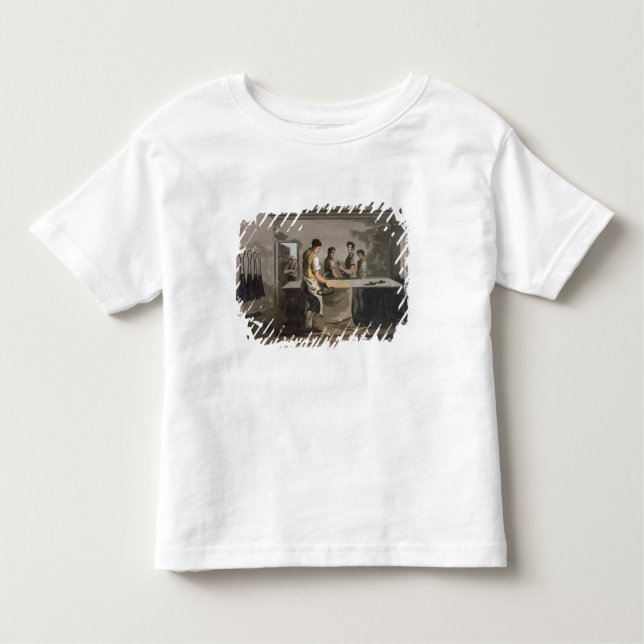 T-shirt Pour Les Tous Petits Raboteuses de tissu, "costume d'engrav de (Devant)