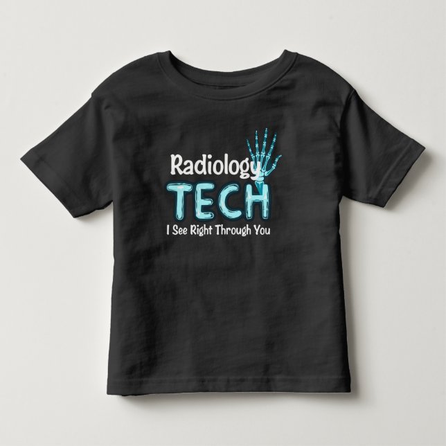 T-shirt Pour Les Tous Petits Radiologie Tech Humour X Ray (Devant)