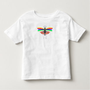 T-shirt Pour Les Tous Petits Rainbow Grasshopper