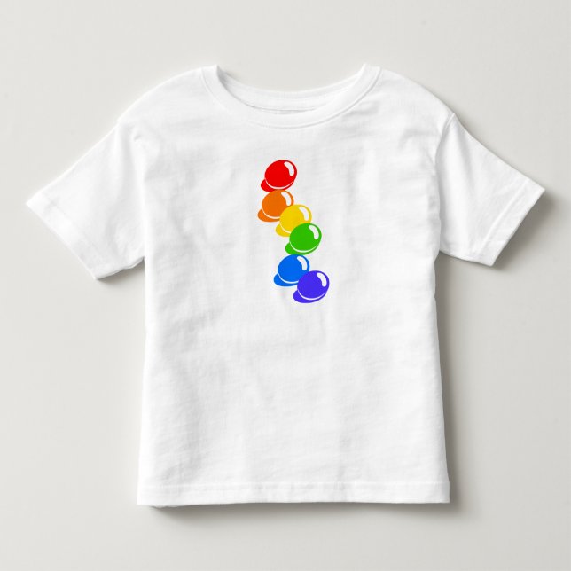 T-shirt Pour Les Tous Petits Rainbowbeans (Devant)