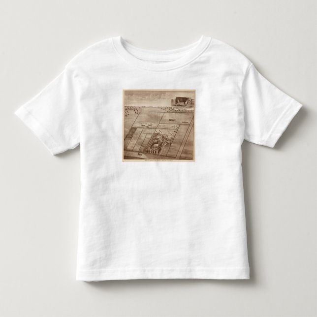 T-shirt Pour Les Tous Petits Ranch de Bertch (Devant)