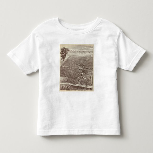 T-shirt Pour Les Tous Petits Ranch de fruit de Chapin (Devant)