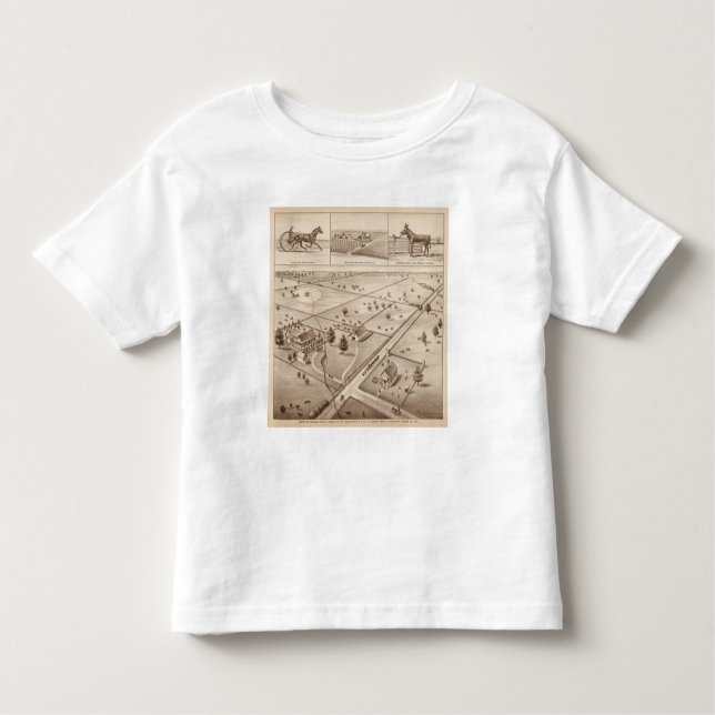 T-shirt Pour Les Tous Petits Ranch d'Oakdale (Devant)