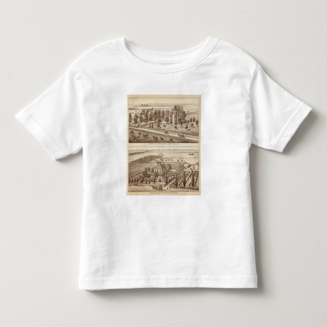 T-shirt Pour Les Tous Petits Ranchs, Hanford, calorie (Devant)