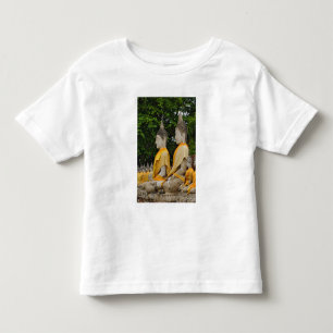 T-shirt Pour Les Tous Petits Rangée de statues de Bouddha, Wat Yai Chaya Mongko