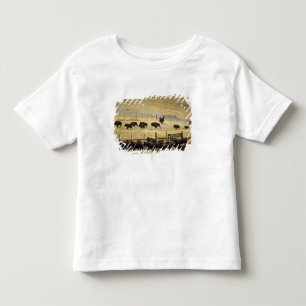 T-shirt Pour Les Tous Petits Rassemblement du National Bison Range dans le Mont