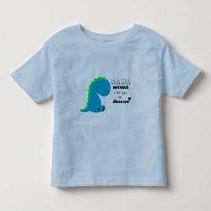 T-shirt Pour Les Tous Petits Rawr veut dire que je t'aime en chemise DINOSAUR