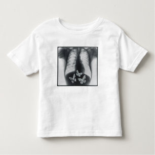 T-shirt Pour Les Tous Petits Rayon X des papillons dans l'estomac