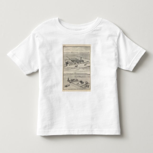 T-shirt Pour Les Tous Petits Recherche de Fairview, ranchs (Devant)