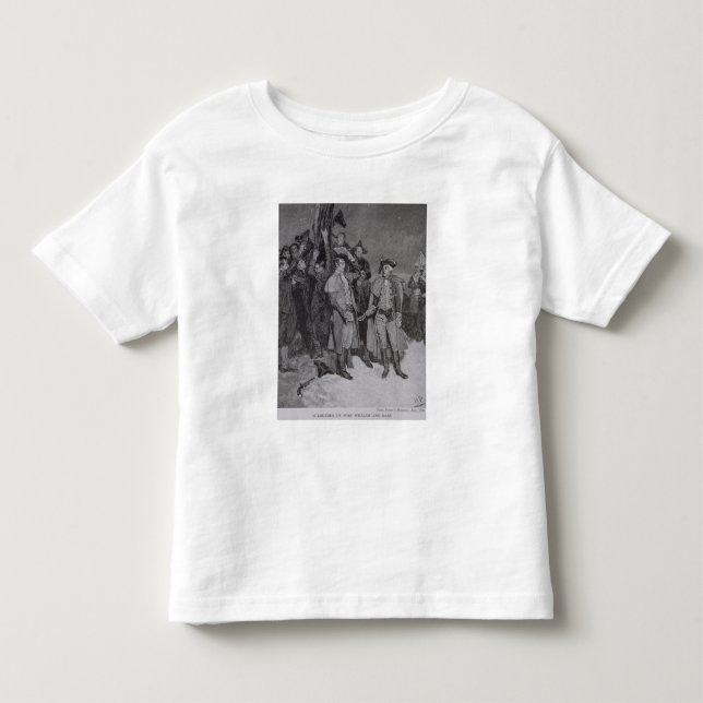T-shirt Pour Les Tous Petits Reddition de Fort William et de Mary (Devant)