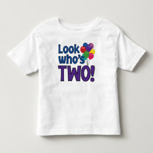 T-shirt Pour Les Tous Petits REGARDEZ L'OMS est DEUX !