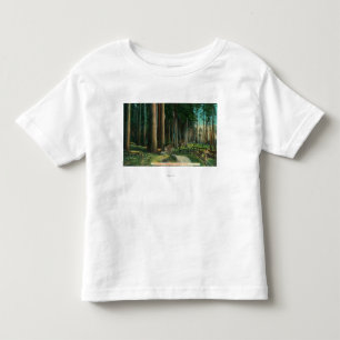 T-shirt Pour Les Tous Petits Région boisée SceneEugene, OU