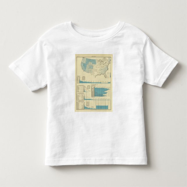 T-shirt Pour Les Tous Petits Régions d'extraction de l'or (Devant)