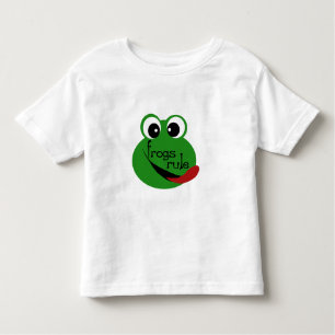 T-shirt Pour Les Tous Petits Règle de grenouilles