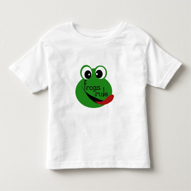 T-shirt Pour Les Tous Petits Règle de grenouilles (Devant)