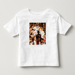 T-shirt Pour Les Tous Petits Règle d'or (faites à d'autres) par Norman Rockwe