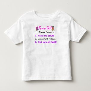 T-shirt Pour Les Tous Petits Règles d'une chemise d'enfant en bas âge de