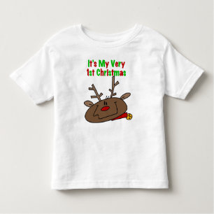 T-shirt Pour Les Tous Petits Reindeer Très 1er Noël