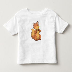 T-shirt Pour Les Tous Petits Renard avec Lollipop