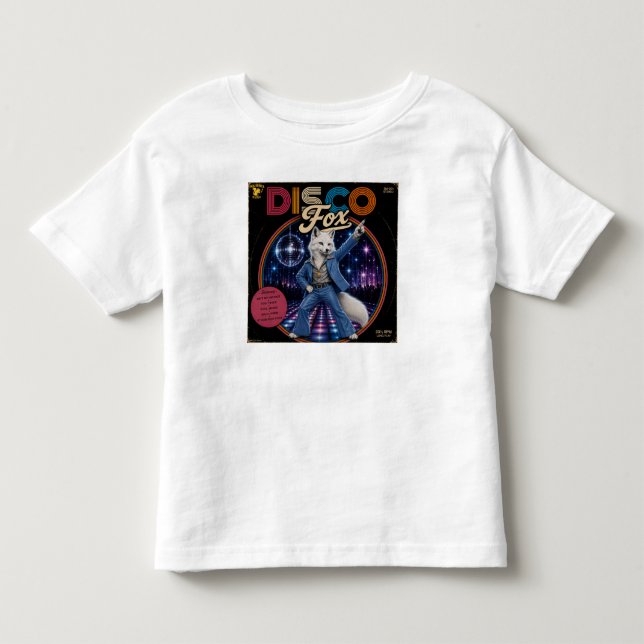 T-shirt Pour Les Tous Petits Renard Disco (Devant)