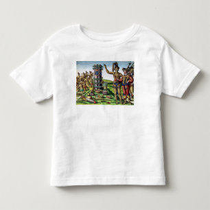 T-shirt Pour Les Tous Petits Rene Goulaine de Laudonniere et chef Athore