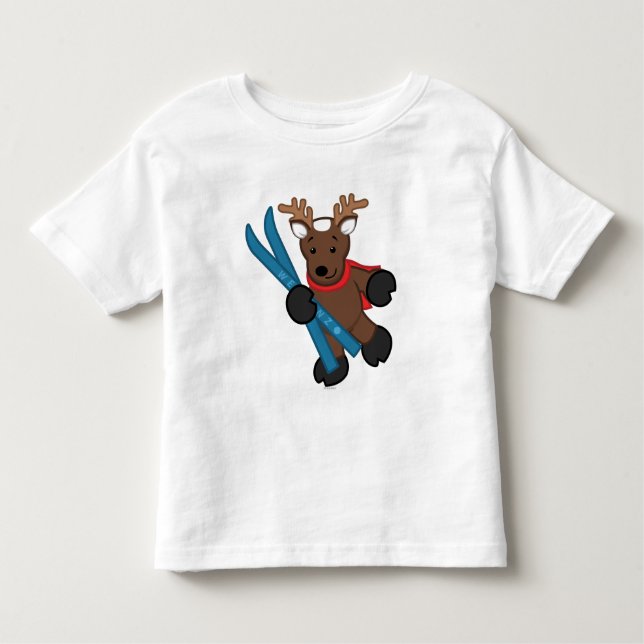 T-shirt Pour Les Tous Petits Renne (Devant)