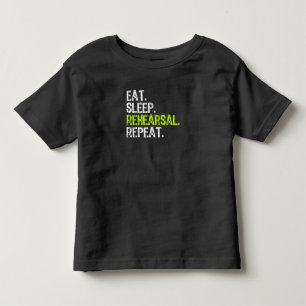 T-shirt Pour Les Tous Petits Répéter la répétition du sommeil Répéter l'actrice