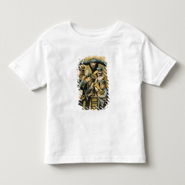 T-shirt Pour Les Tous Petits Répétition de bande (Devant)