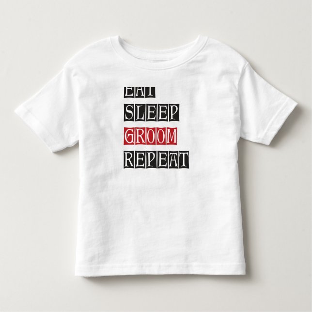 T-shirt Pour Les Tous Petits Répétition de la pièce de sommeil (Devant)