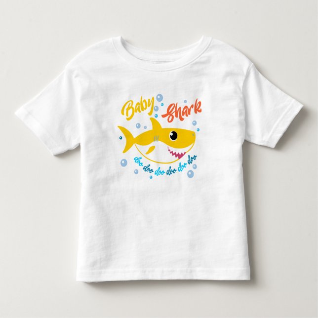 T-shirt Pour Les Tous Petits Requin Doo Doo Doo de bébé (Devant)