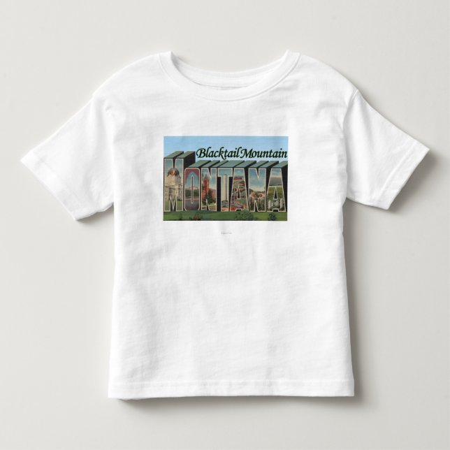 T-shirt Pour Les Tous Petits Réserve forestière de Bitterroot, Montana 2 (Devant)