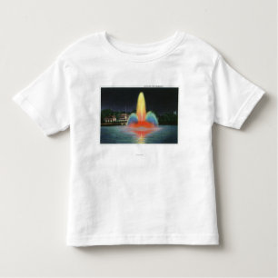 T-shirt Pour Les Tous Petits Réservoir de Highland Park illuminé la nuit